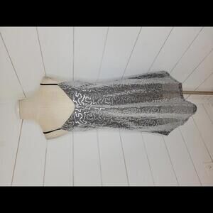 NWT Andree By Unit sparkly silver mini dress